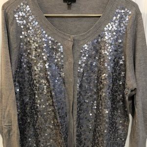 Talbots Knit Sequined Top